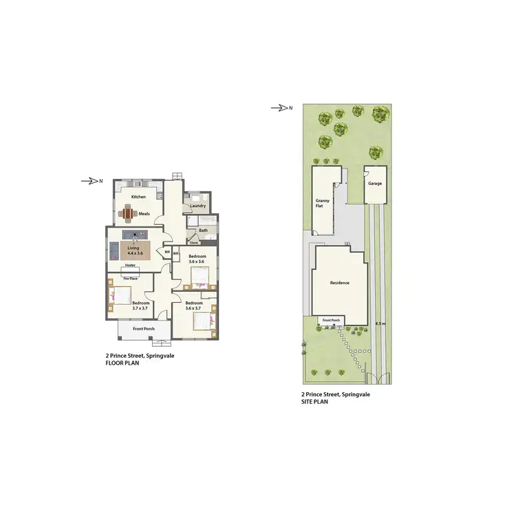 Floorplan of Homely house listing, 2 Prince Street, Springvale VIC 3171