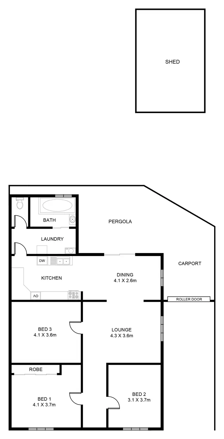 Floorplan of Homely house listing, 53 East Street, Torrensville SA 5031