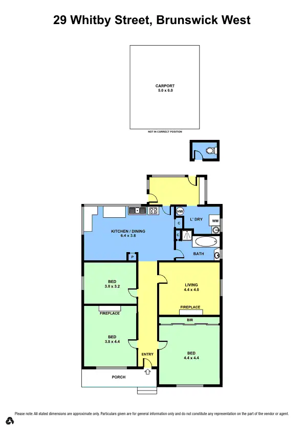 Floorplan of Homely house listing, 29 Whitby Street, Brunswick West VIC 3055