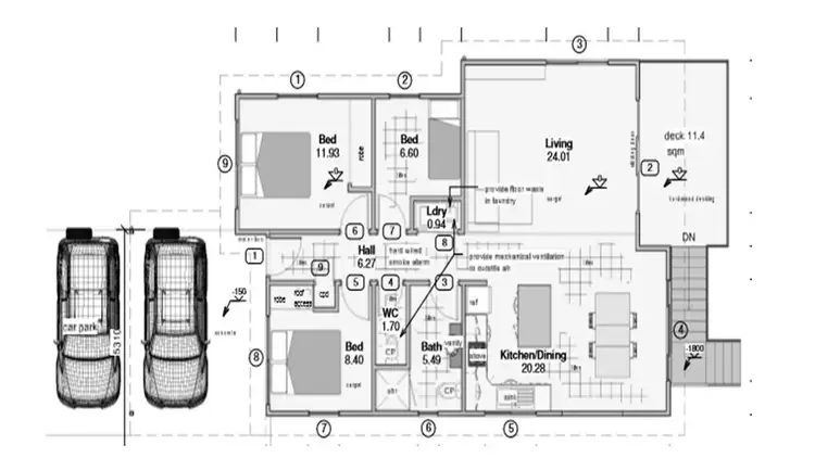 Floorplan of Homely house listing, 2/12 Sea Eagle Drive, Bicheno TAS 7215
