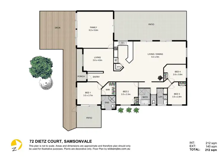 Floorplan of Homely house listing, 72 Dietz Court, Samsonvale QLD 4520