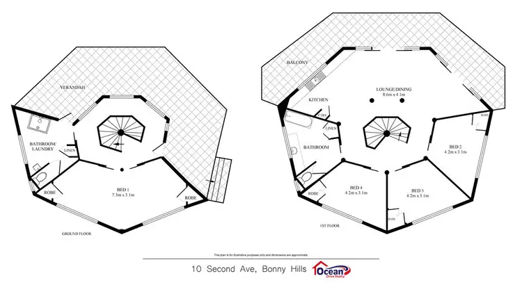 Floorplan of Homely house listing, 10 Second Avenue, Bonny Hills NSW 2445