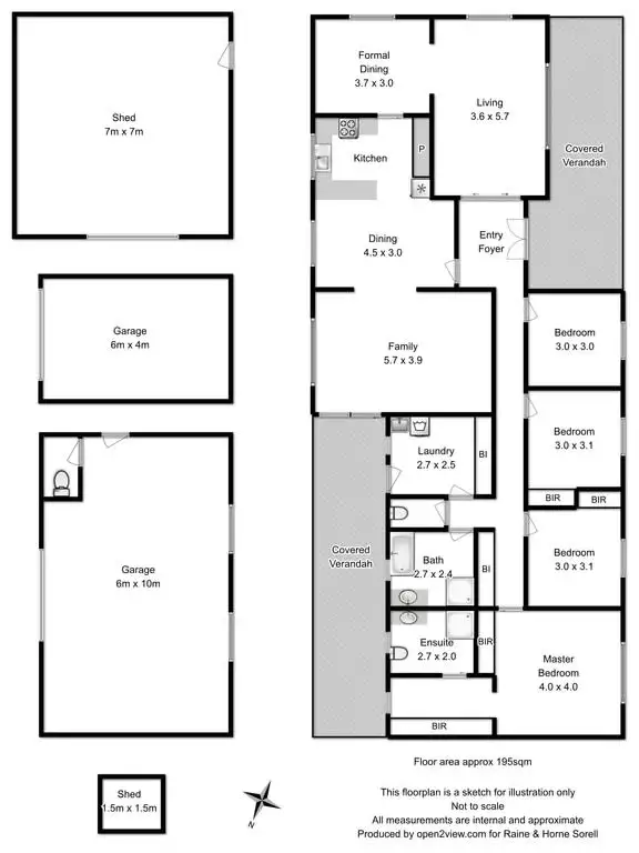 Floorplan of Homely house listing, 256 Shark Point Road, Penna TAS 7171