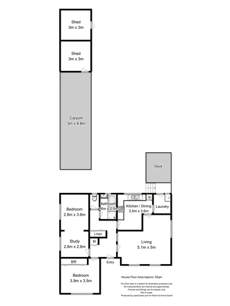 Floorplan of Homely house listing, 13 Somerdale Road, Claremont TAS 7011