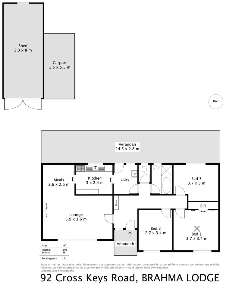 Floorplan of Homely house listing, 92 Cross Keys Road, Brahma Lodge SA 5109