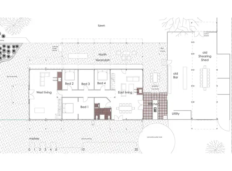 Floorplan of Homely rural property listing, 589 Flagstaff Hill Rd, Middleton SA 5213