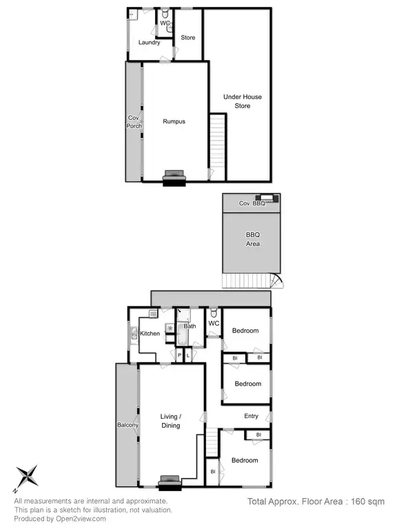 Floorplan of Homely house listing, 34 Roslyn Avenue, Kingston Beach TAS 7050