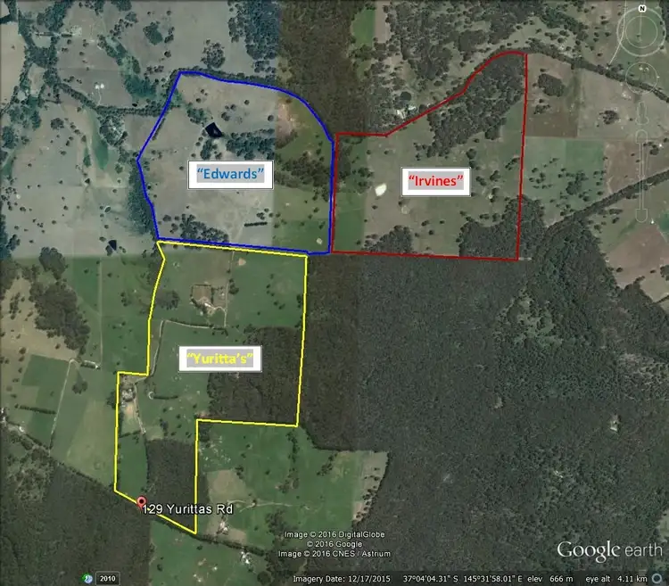 Floorplan of Homely rural property listing, 129 Yurittas Road, Caveat VIC 3660