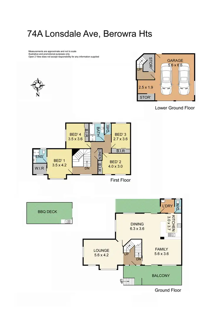 Floorplan of Homely house listing, 74A Lonsdale Avenue, Berowra Heights NSW 2082