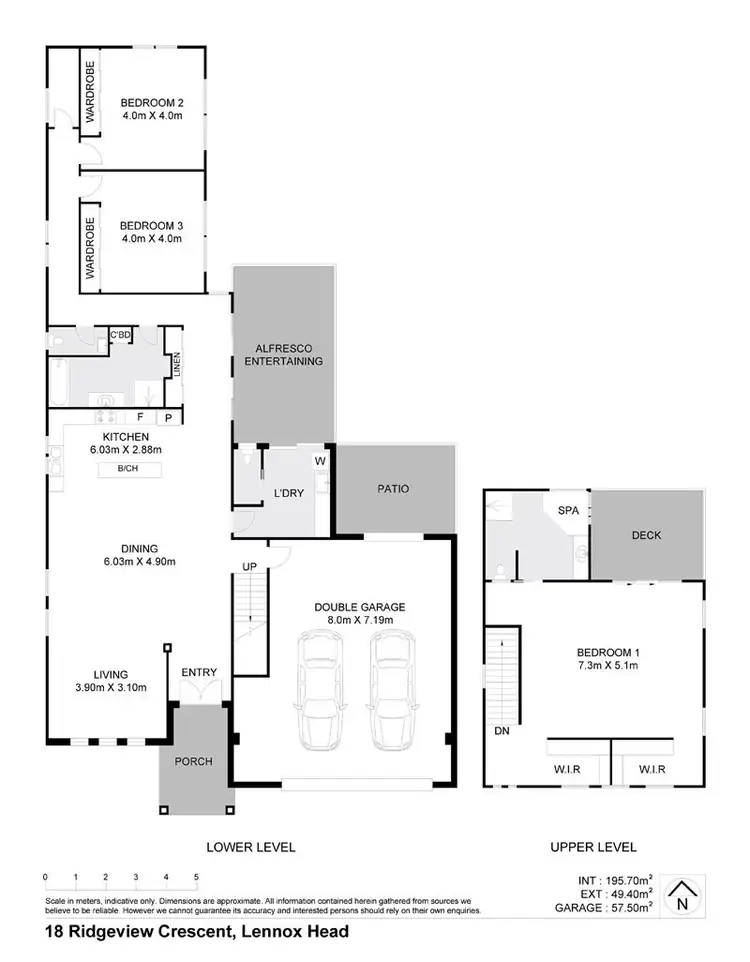 Floorplan of Homely house listing, 18 Ridgeview Crescent, Lennox Head NSW 2478