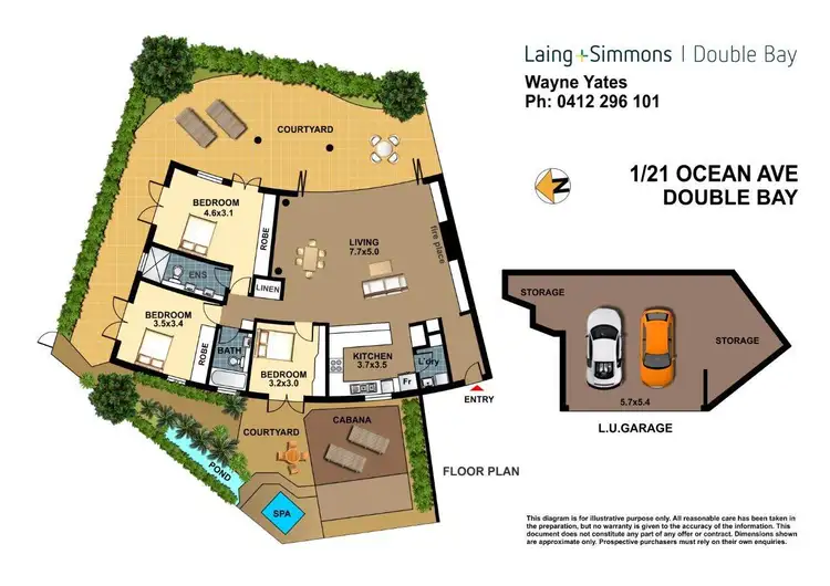 Floorplan of Homely apartment listing, 1/21 Ocean Avenue, Double Bay NSW 2028