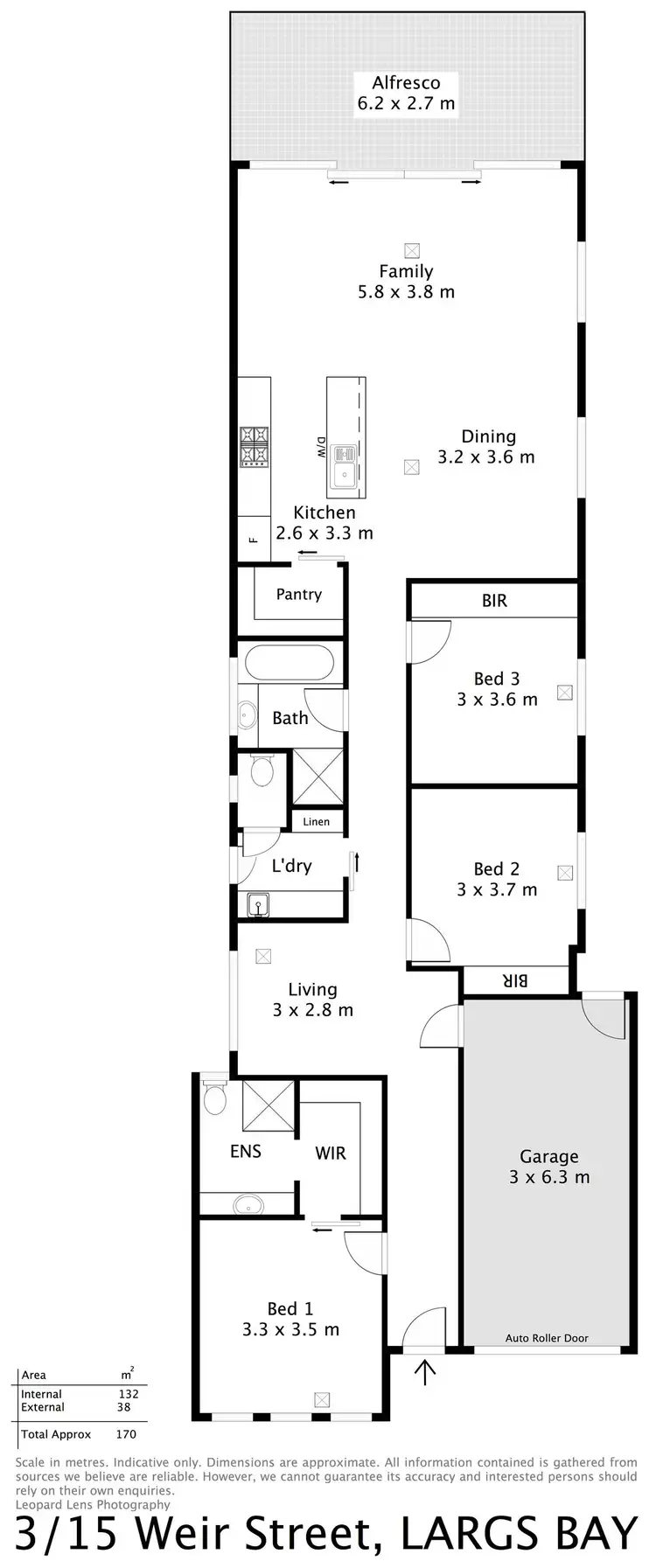 Floorplan of Homely house listing, 11 Weir Street, Largs Bay SA 5016