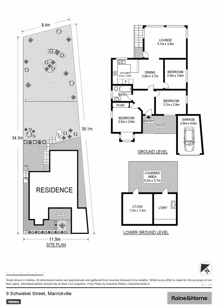 Floorplan of Homely house listing, 9 Schwebel Street, Marrickville NSW 2204