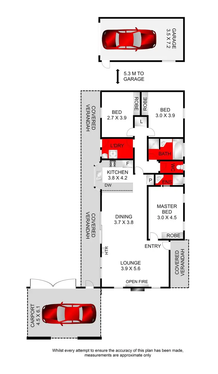 Floorplan of Homely house listing, 3 Altair Avenue, Lara VIC 3212