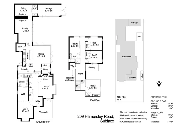 Floorplan of Homely house listing, 209 Hamersley Road, Subiaco WA 6008