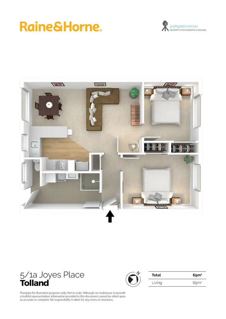 Floorplan of Homely unit listing, 5/1A Joyes Place, Tolland NSW 2650