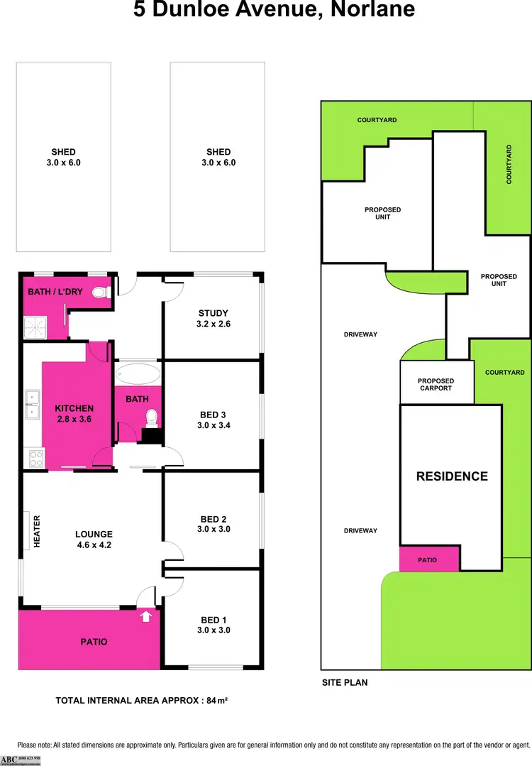 Floorplan of Homely house listing, 5 Dunloe Avenue, Norlane VIC 3214