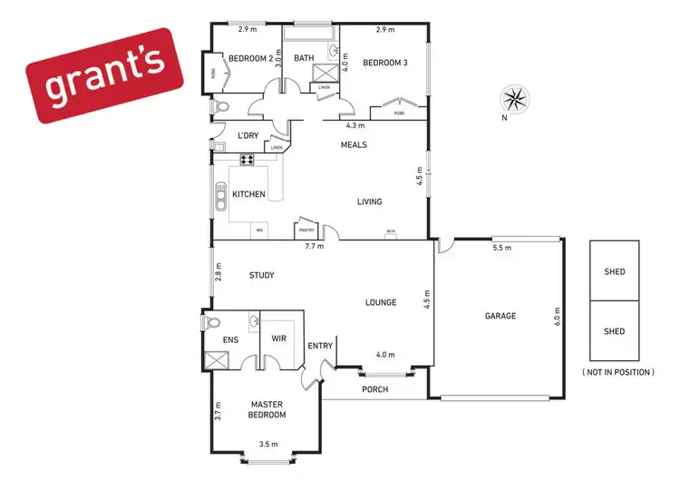Floorplan of Homely house listing, 7 Naples Way, Pakenham VIC 3810