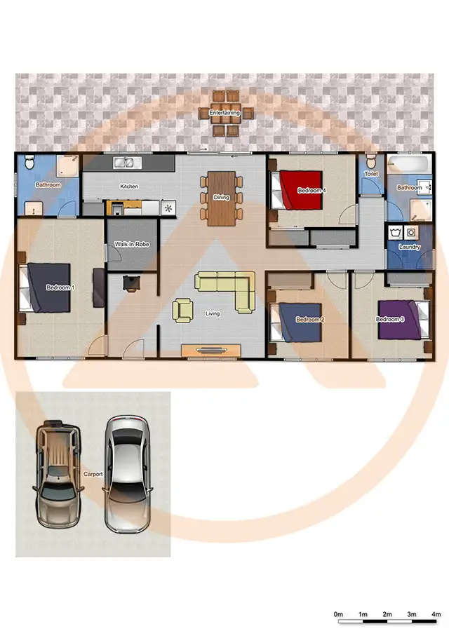 Floorplan of Homely house listing, 11 Ashley Court, Cedar Vale QLD 4285