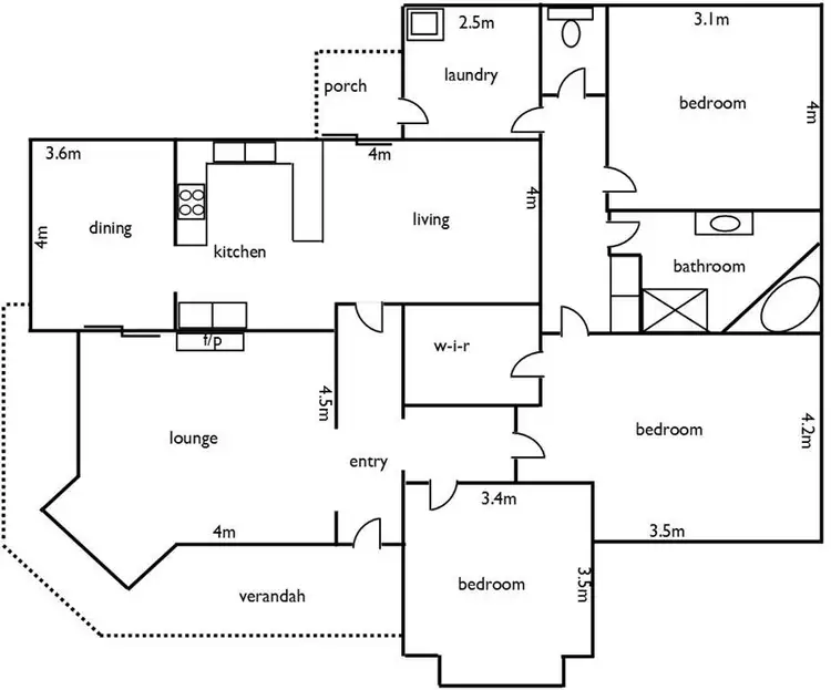 Floorplan of Homely rural property listing, 89 Fairview Road, Lucindale SA 5272