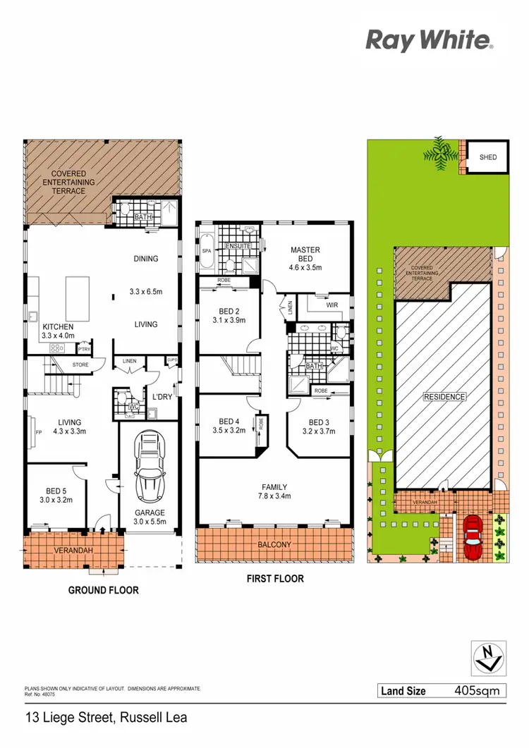 Floorplan of Homely house listing, 13 Liege Street, Russell Lea NSW 2046