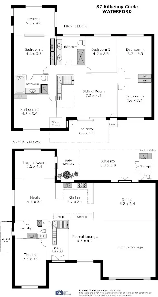 Floorplan of Homely house listing, 37 Kilkenny Circle, Waterford WA 6152