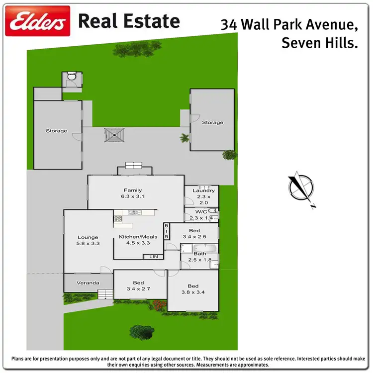 Floorplan of Homely house listing, 34 Wall Park Avenue, Seven Hills NSW 2147