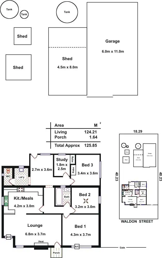Floorplan of Homely house listing, 30 Walden Street, Tanunda SA 5352