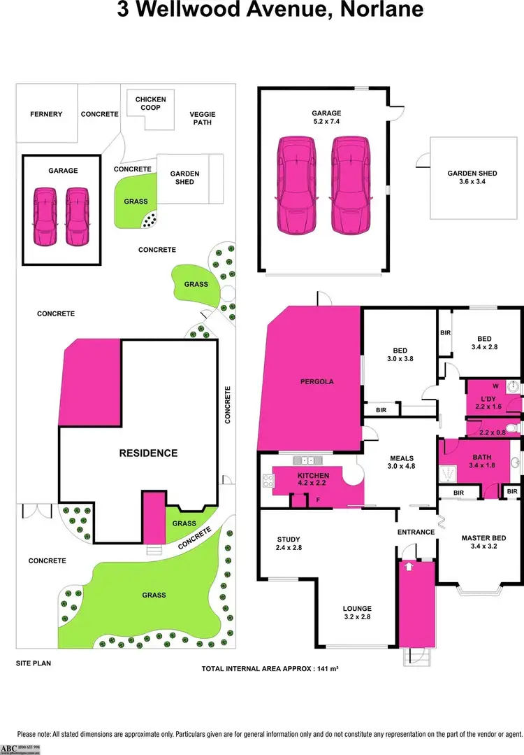 Floorplan of Homely house listing, 3 Wellwood Avenue, Norlane VIC 3214