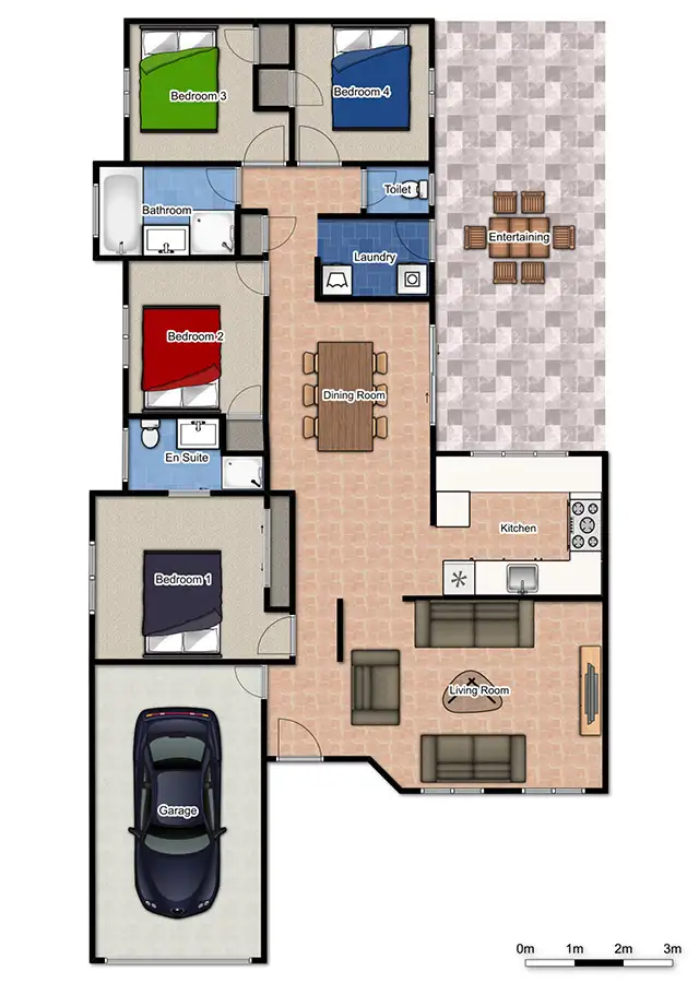Floorplan of Homely house listing, 16 Rowena Ct, Boronia Heights QLD 4124