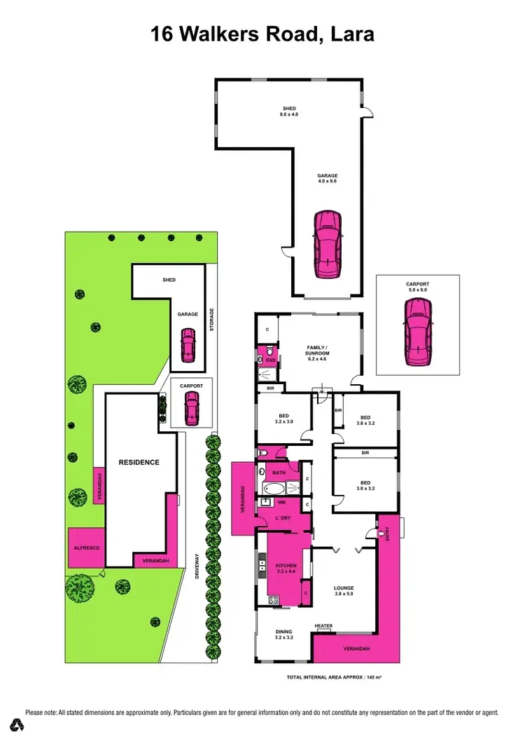 Floorplan of Homely house listing, 16 Walkers Road, Lara VIC 3212