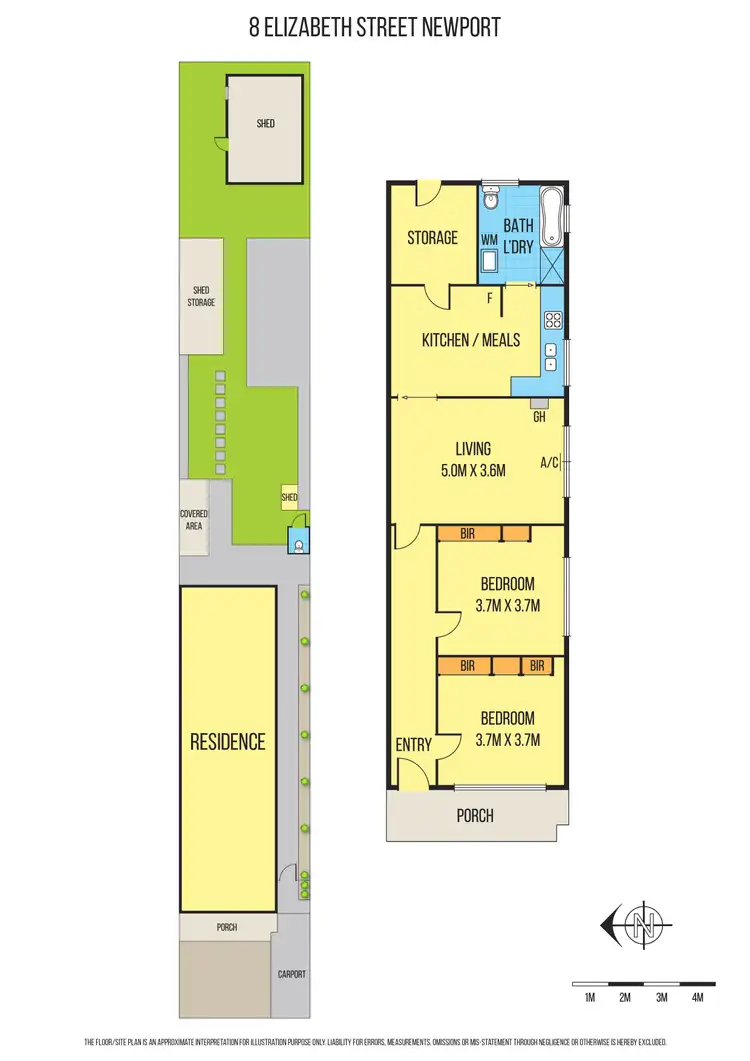 Floorplan of Homely house listing, 8 Elizabeth Street, Newport VIC 3015