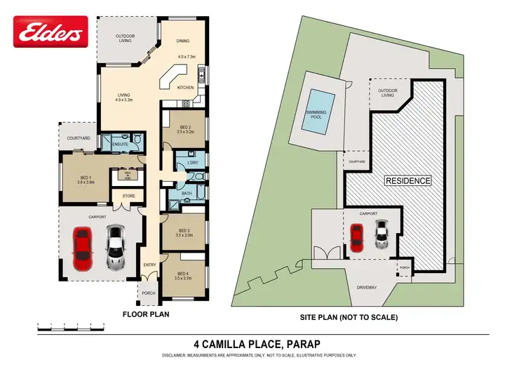 Floorplan of Homely house listing, 4 Camilla Place, Parap NT 820