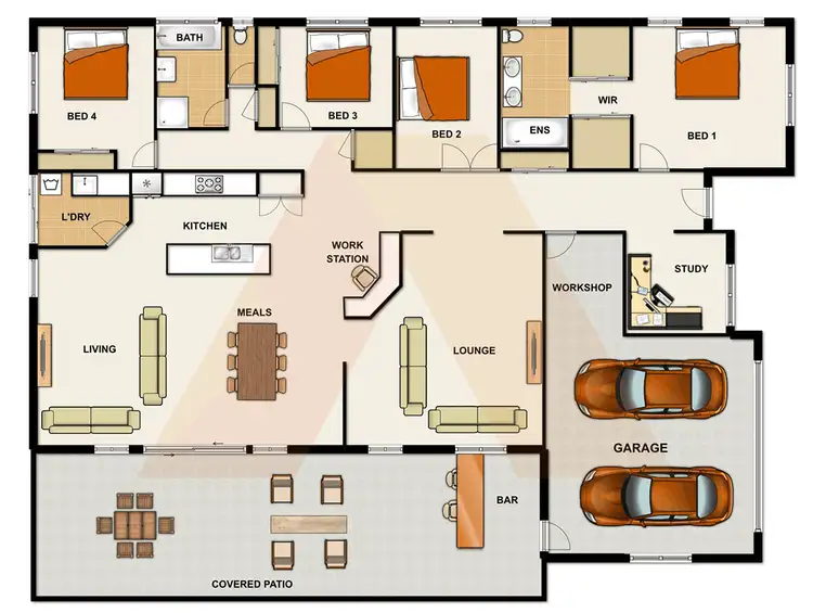 Floorplan of Homely house listing, 40 Creekside Crescent, Jimboomba QLD 4280