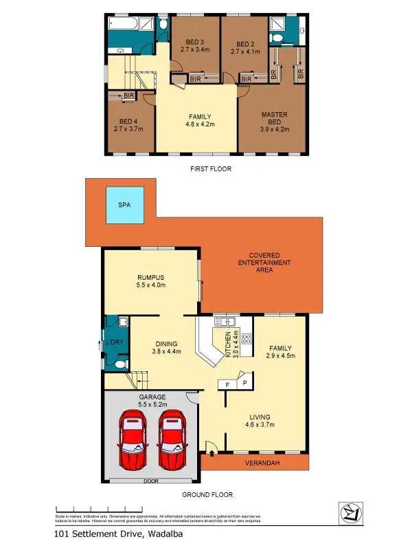 Floorplan of Homely house listing, 101 Settlement Drive, Wadalba NSW 2259