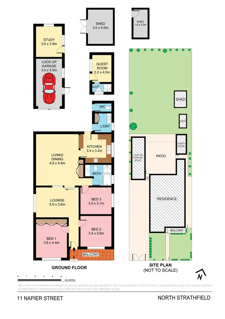 Floorplan of Homely house listing, 11 Napier Street, North Strathfield NSW 2137