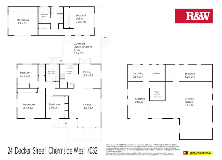 Floorplan of Homely house listing, 24 Decker Street, Chermside West QLD 4032