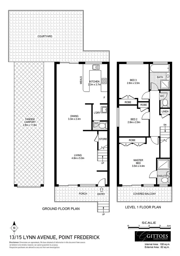 Floorplan of Homely townhouse listing, 13/15 Lynn Avenue, Point Frederick NSW 2250