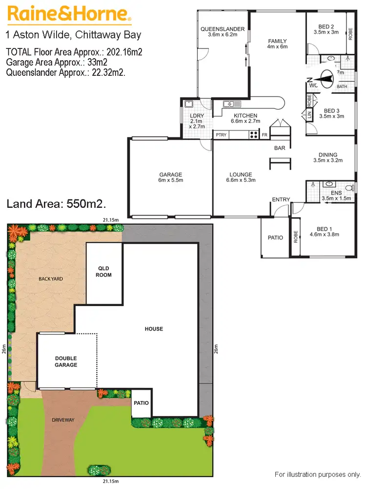 Floorplan of Homely house listing, 1 Aston Wilde Avenue, Chittaway Bay NSW 2261