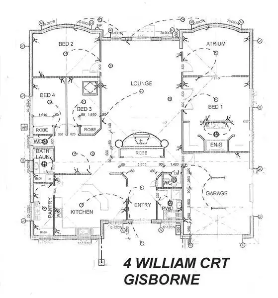 Floorplan of Homely house listing, 4-5 William Court, Gisborne VIC 3437
