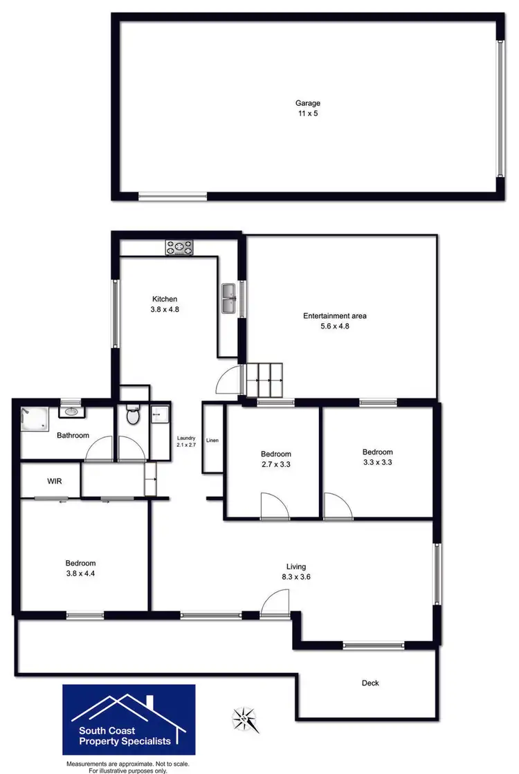 Floorplan of Homely house listing, 389 George Bass Drive, Malua Bay NSW 2536