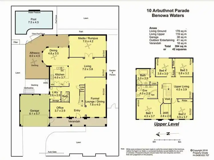 Floorplan of Homely house listing, 10 Arbuthnot Parade, Benowa Waters QLD 4217