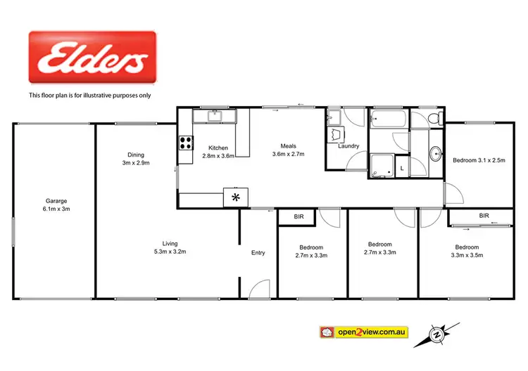 Floorplan of Homely house listing, 5 Thomas Mitchell Crescent, Sunshine Bay NSW 2536