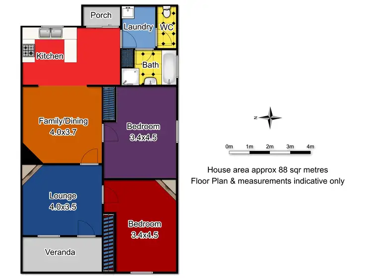 Floorplan of Homely house listing, 76 Sampson Street, Orange NSW 2800