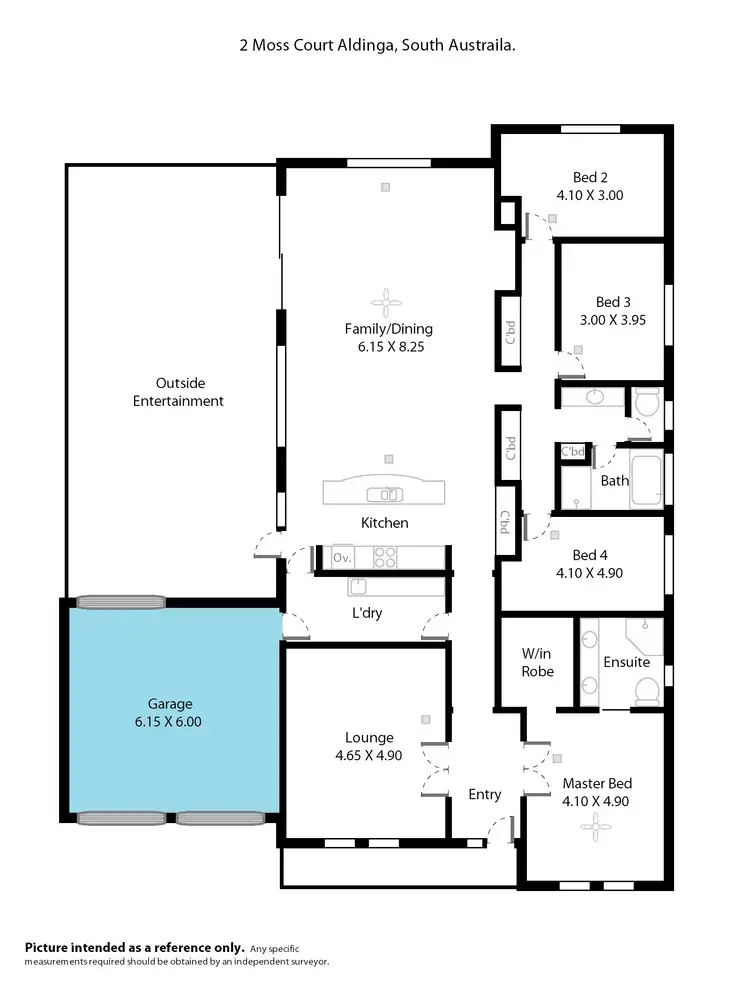 Floorplan of Homely house listing, 2 Moss Court, Aldinga Beach SA 5173