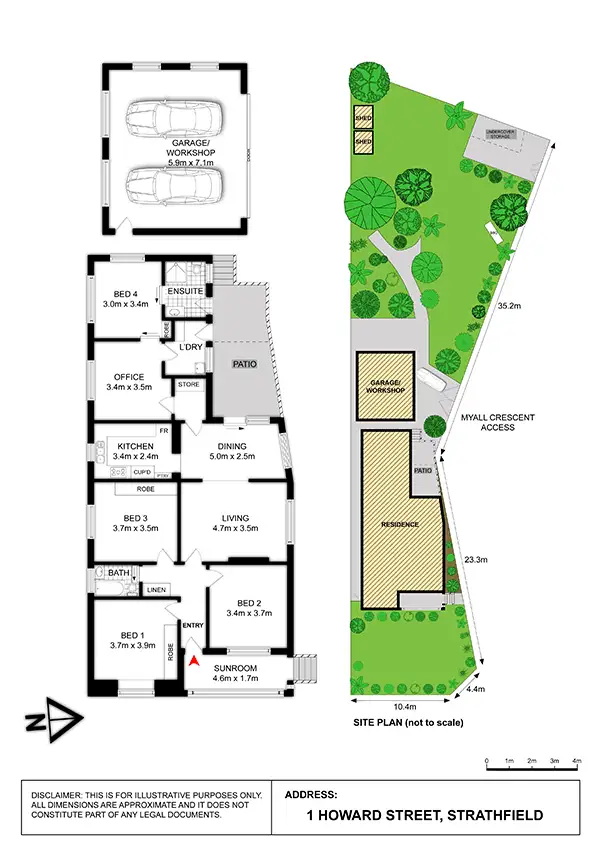 Floorplan of Homely house listing, 1 Howard Street, Strathfield NSW 2135