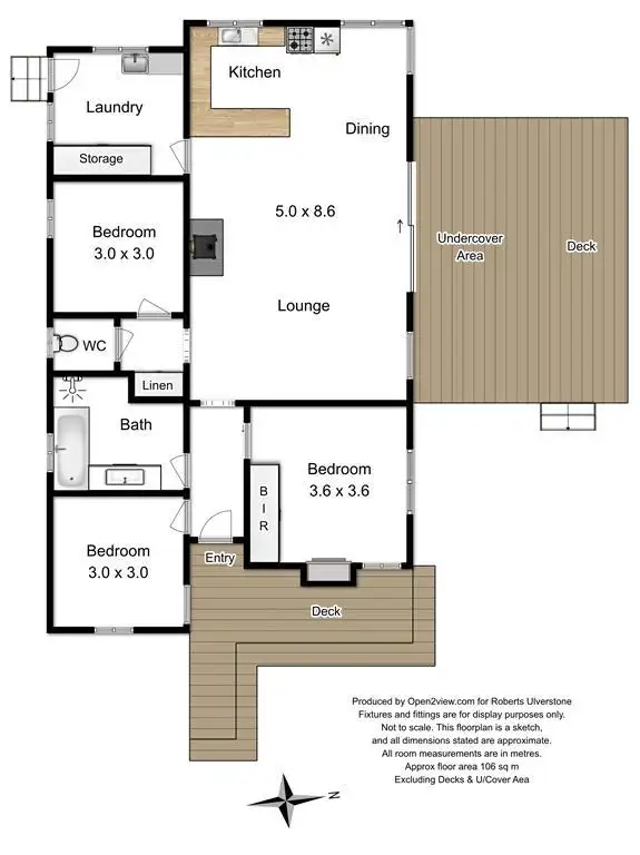 Floorplan of Homely house listing, 77 Queen Street, West Ulverstone TAS 7315