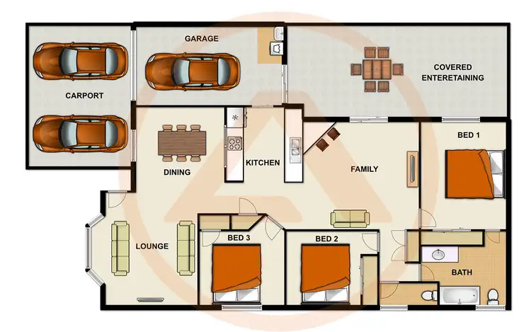 Floorplan of Homely house listing, 59 Flinders Cr, Forest Lake QLD 4078