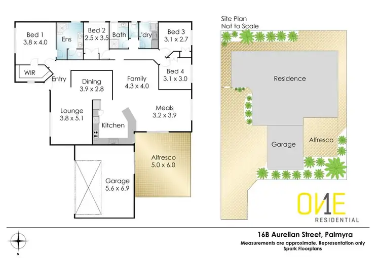 Floorplan of Homely house listing, 16B Aurelian Street, Palmyra WA 6157