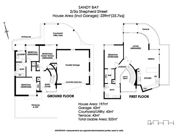 Floorplan of Homely townhouse listing, 2/3a Shepherd Street, Sandy Bay TAS 7005